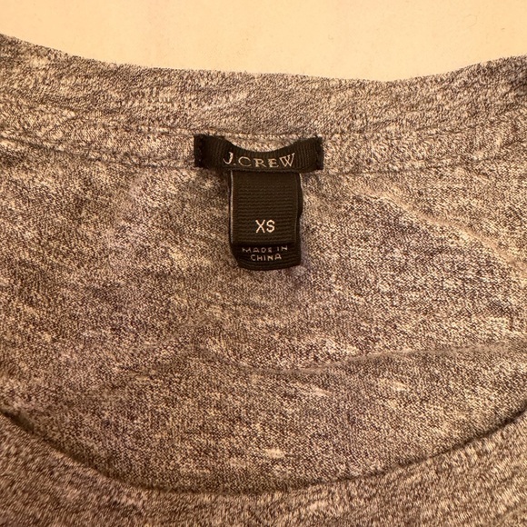 J. Crew Gold Polka Dot Short Sleeve Tee XS NWOT - Picture 3 of 6